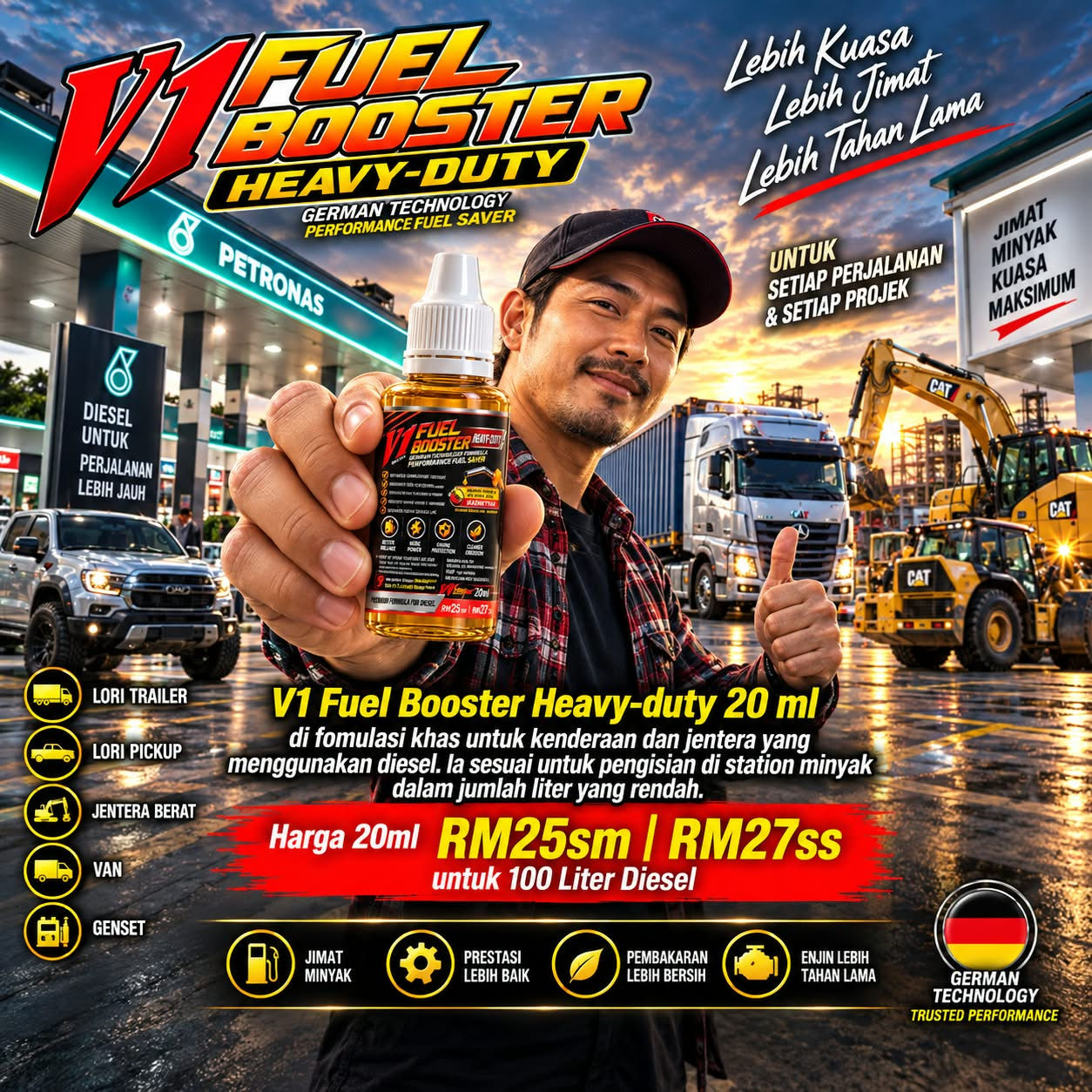 V1 Fuel Booster Heavy-Duty